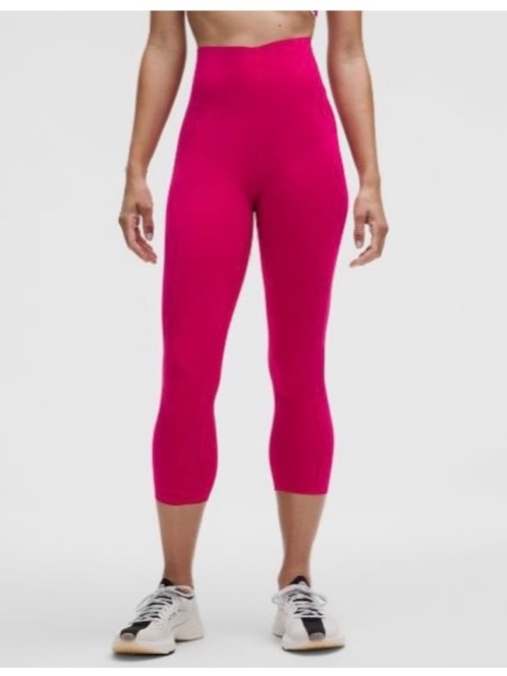 lululemon athletica High-Waist Capri Leggings in Hot Pink
